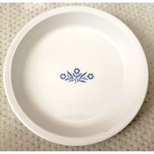 Vintage Corning Ware Pie Plate Pan Dish Bake 9 Inch P-309 Blue Cornflower
